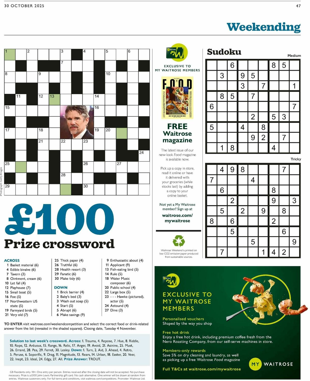 Waitrose Offers from 30 October