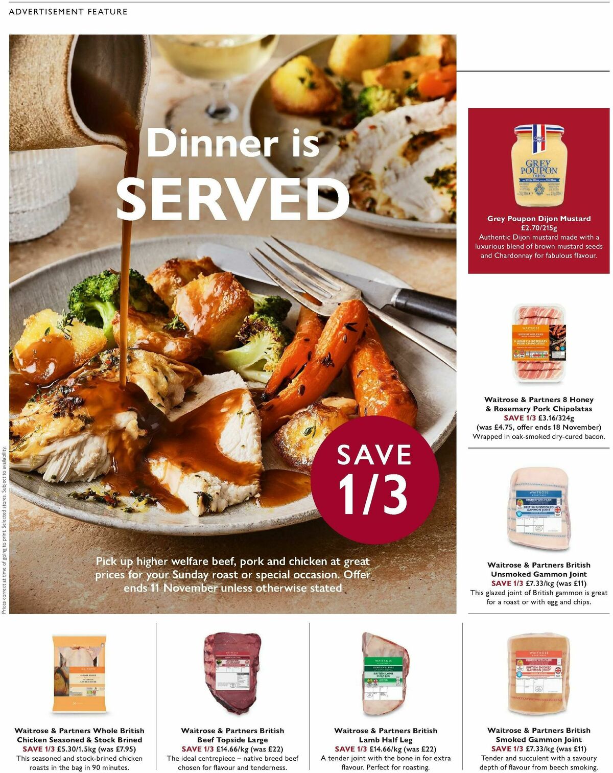 Waitrose Offers from 30 October