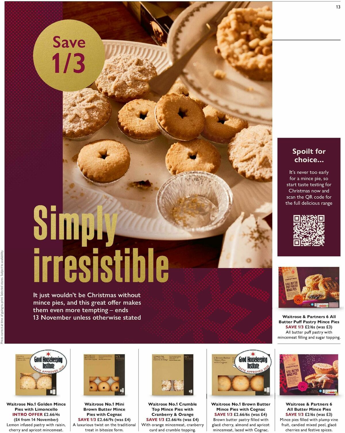 Waitrose Offers from 6 November