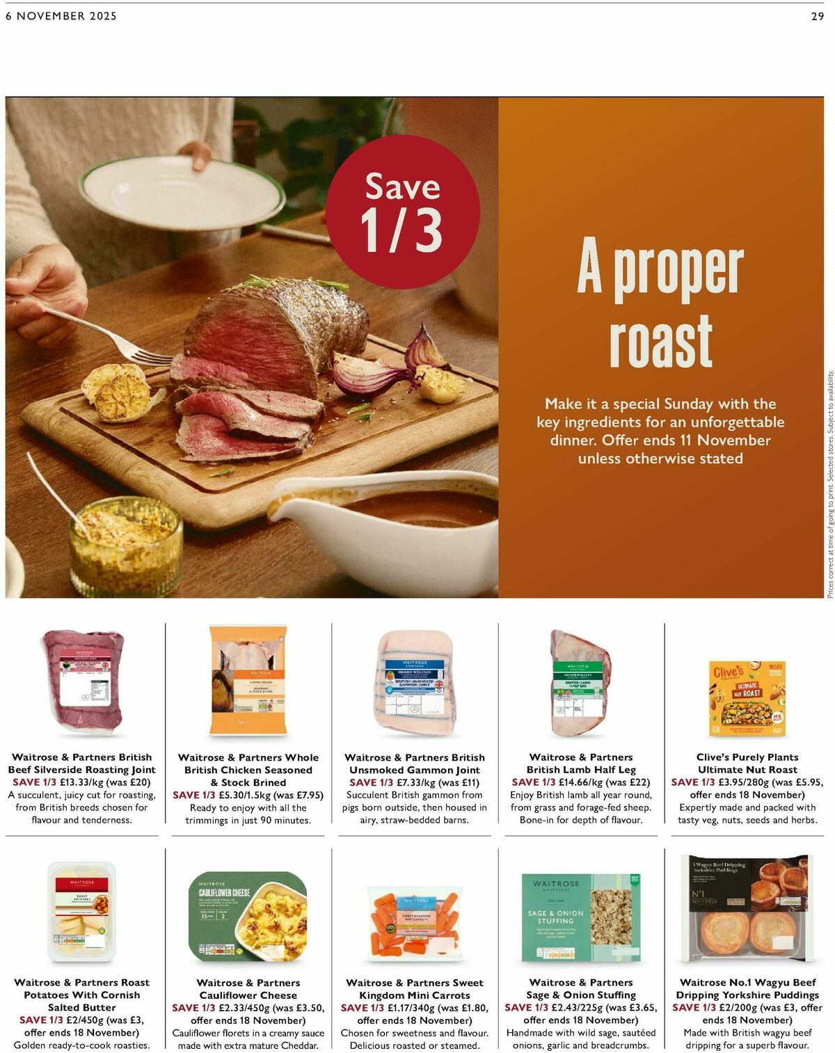 Waitrose Offers from 6 November