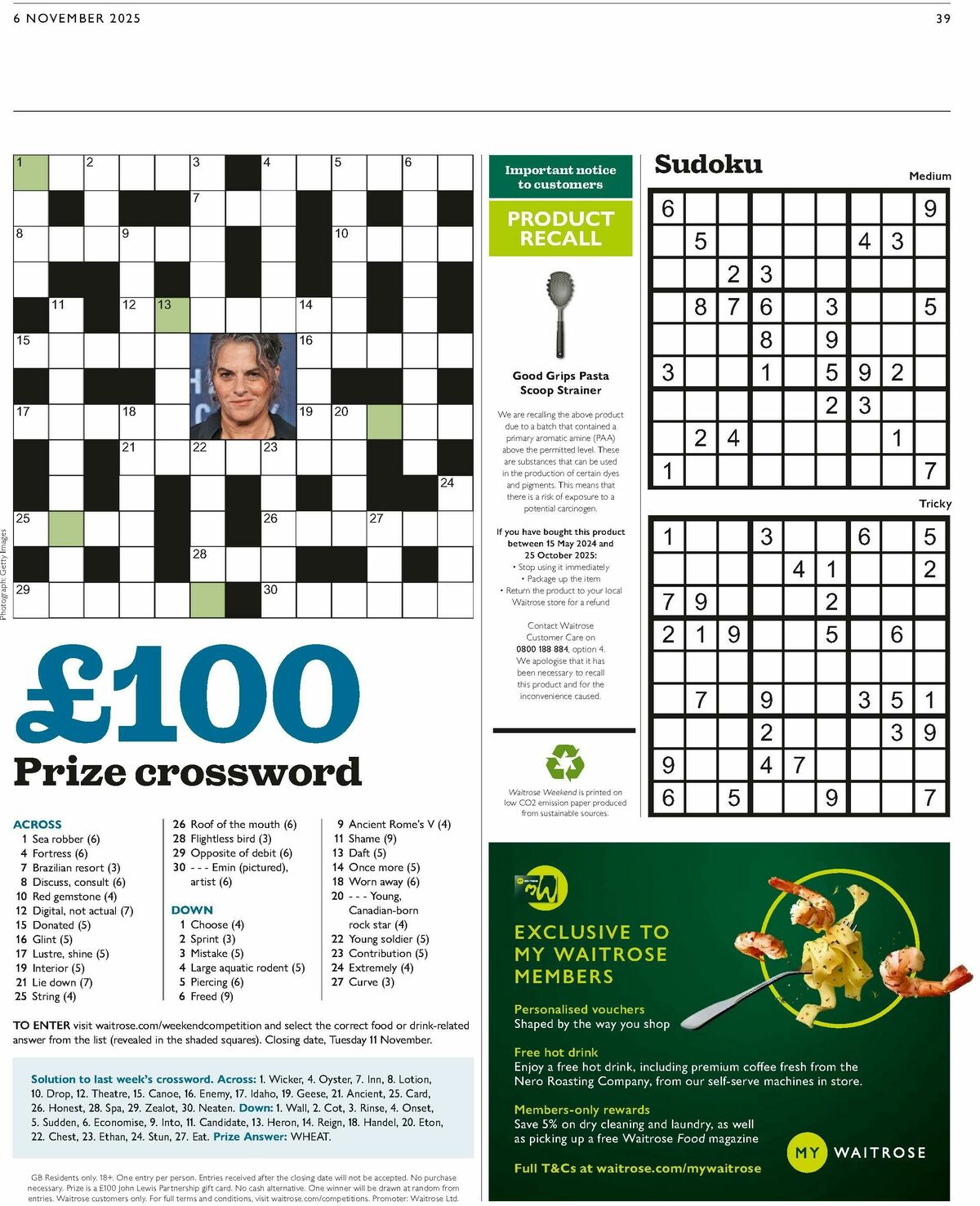 Waitrose Offers from 6 November