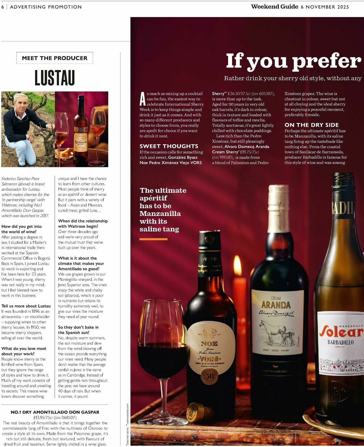 Waitrose Offers from 6 November