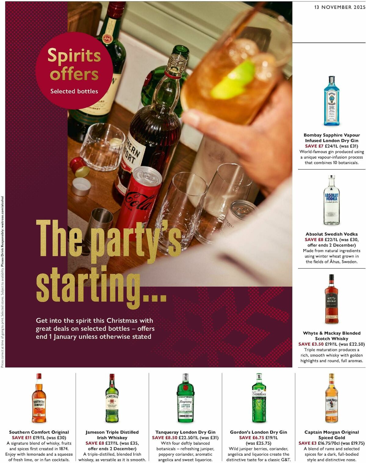 Waitrose Offers from 13 November