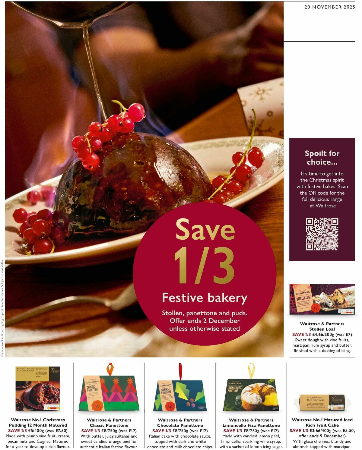 Waitrose Offers from 20 November