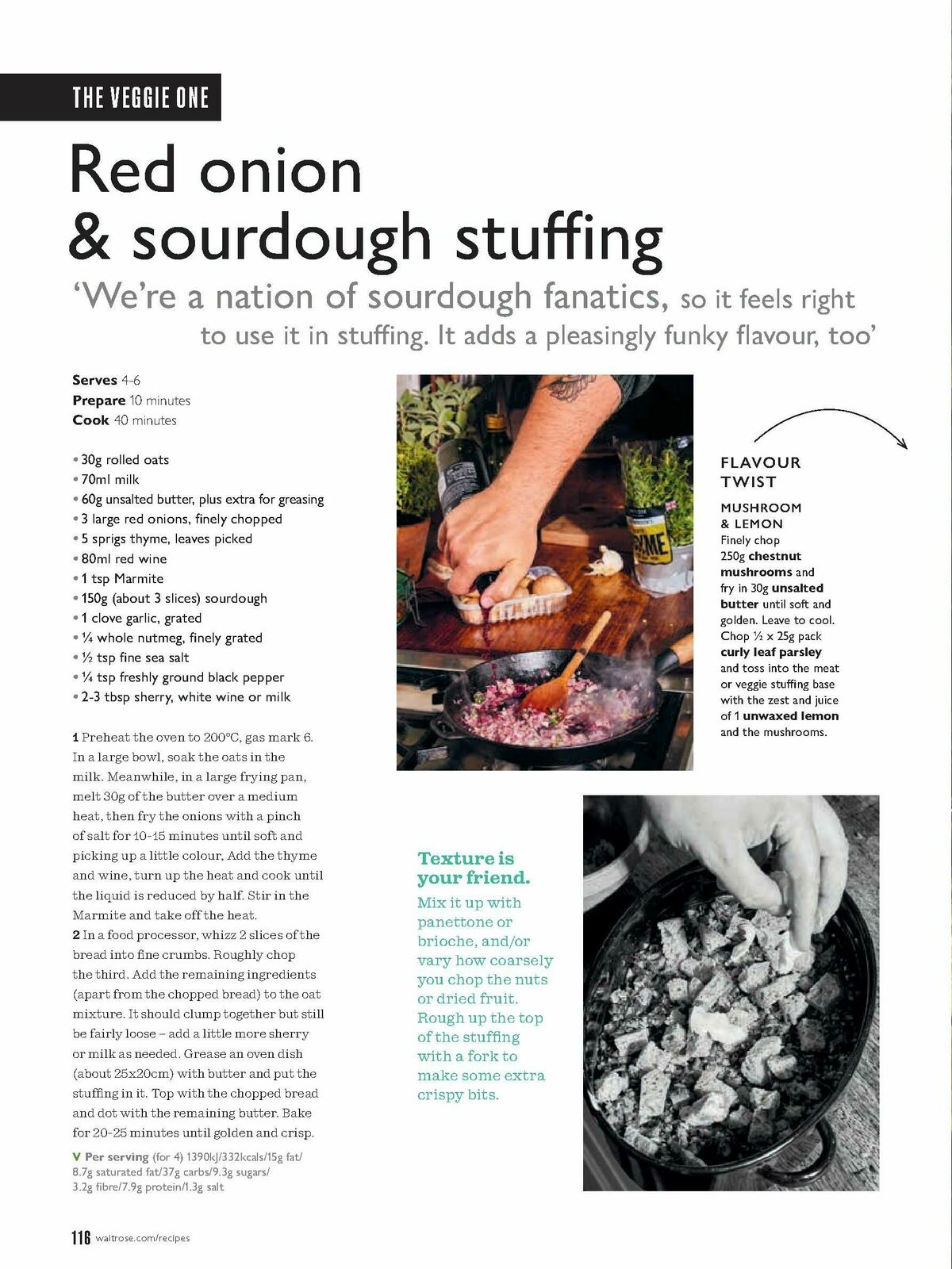 Waitrose Food Magazine November Offers from 1 November