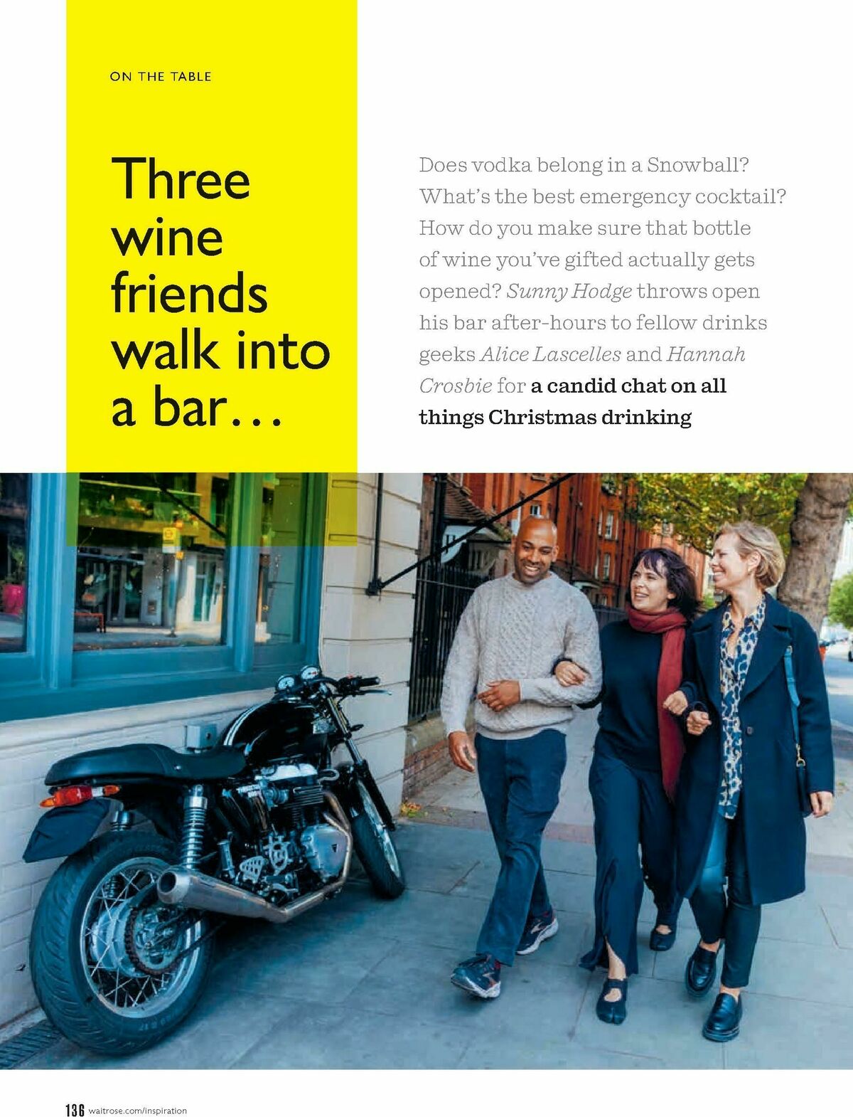 Waitrose Food Magazine November Offers from 1 November