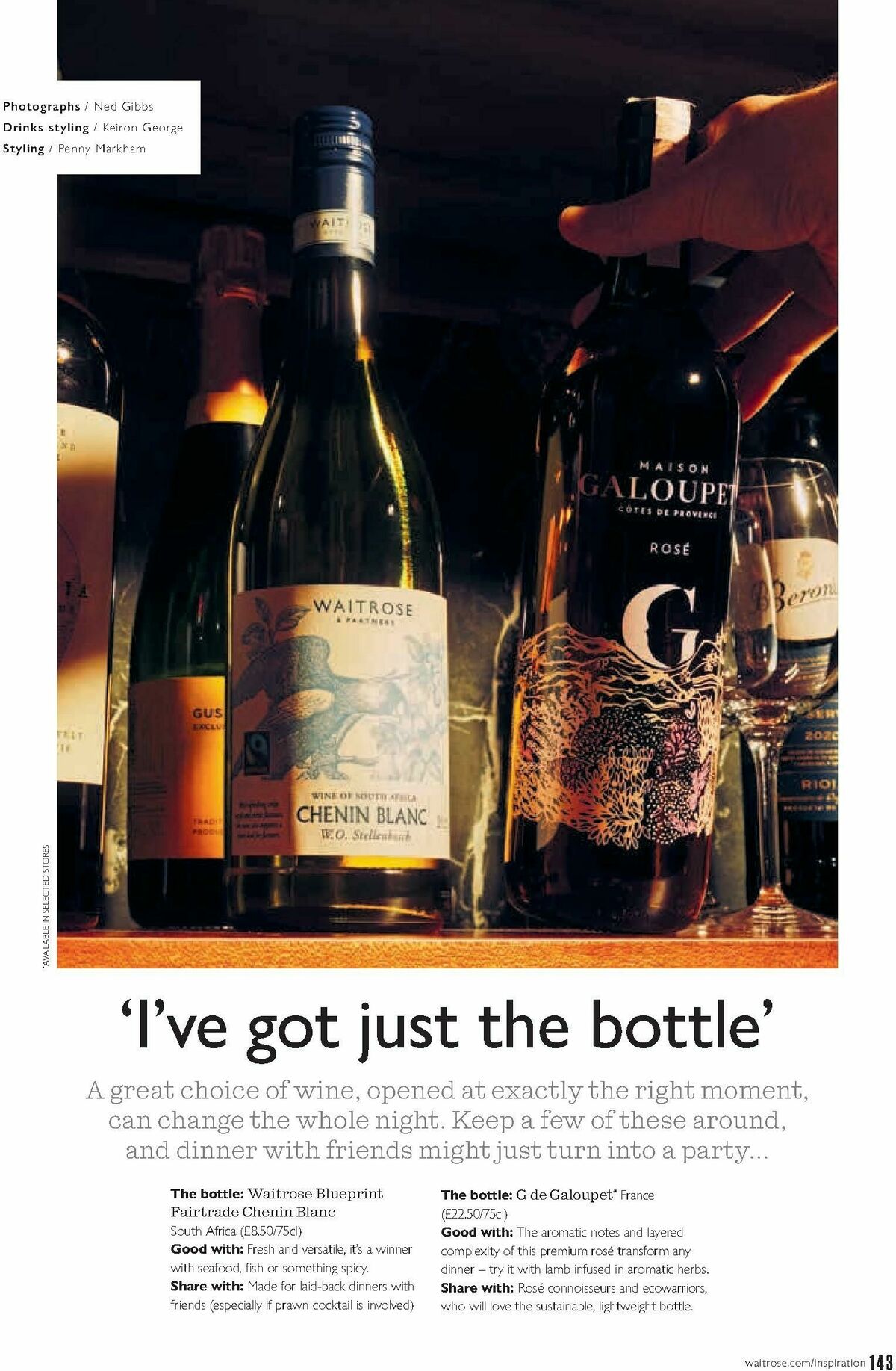 Waitrose Food Magazine November Offers from 1 November