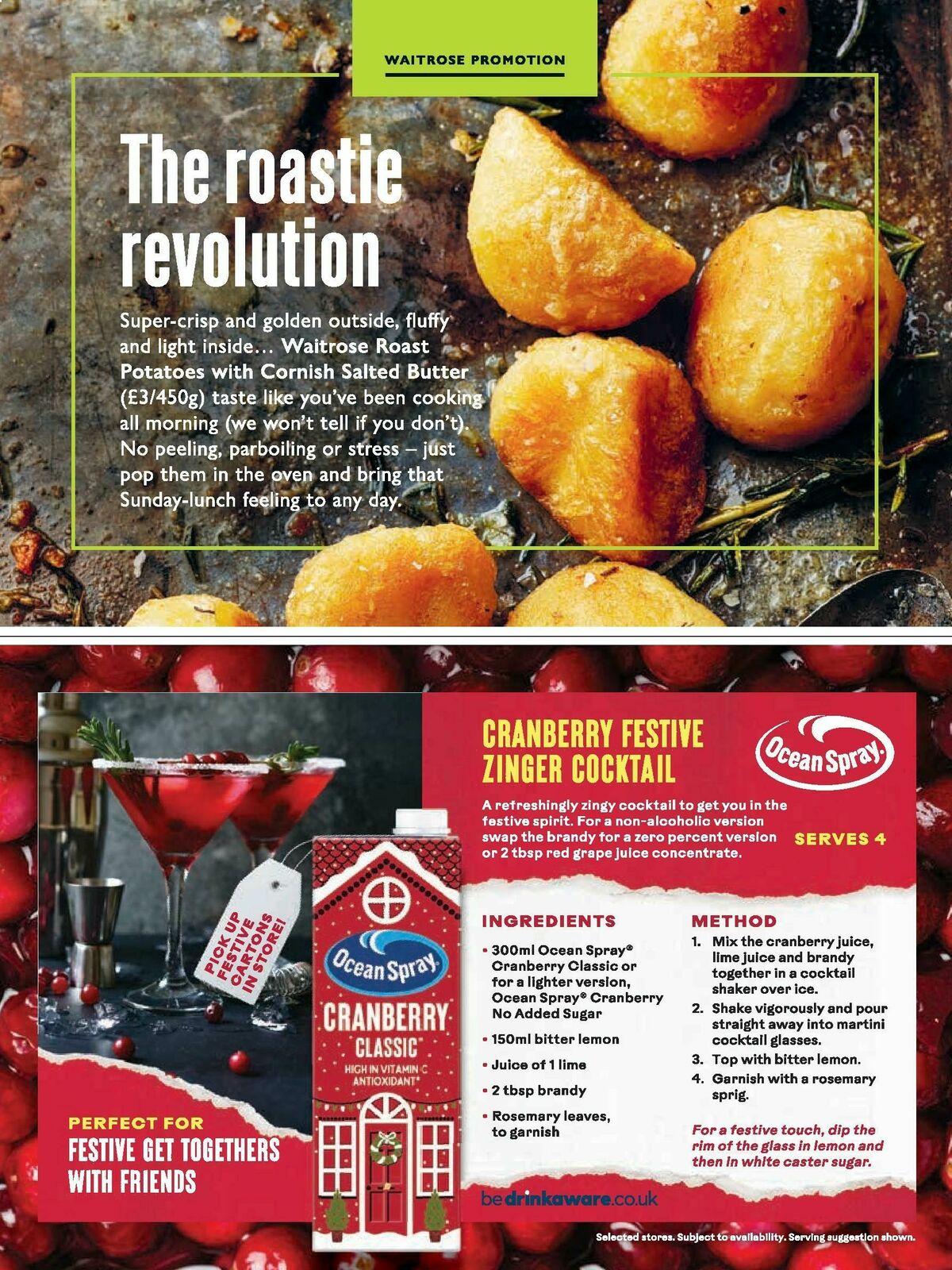 Waitrose Food Magazine November Offers from 1 November