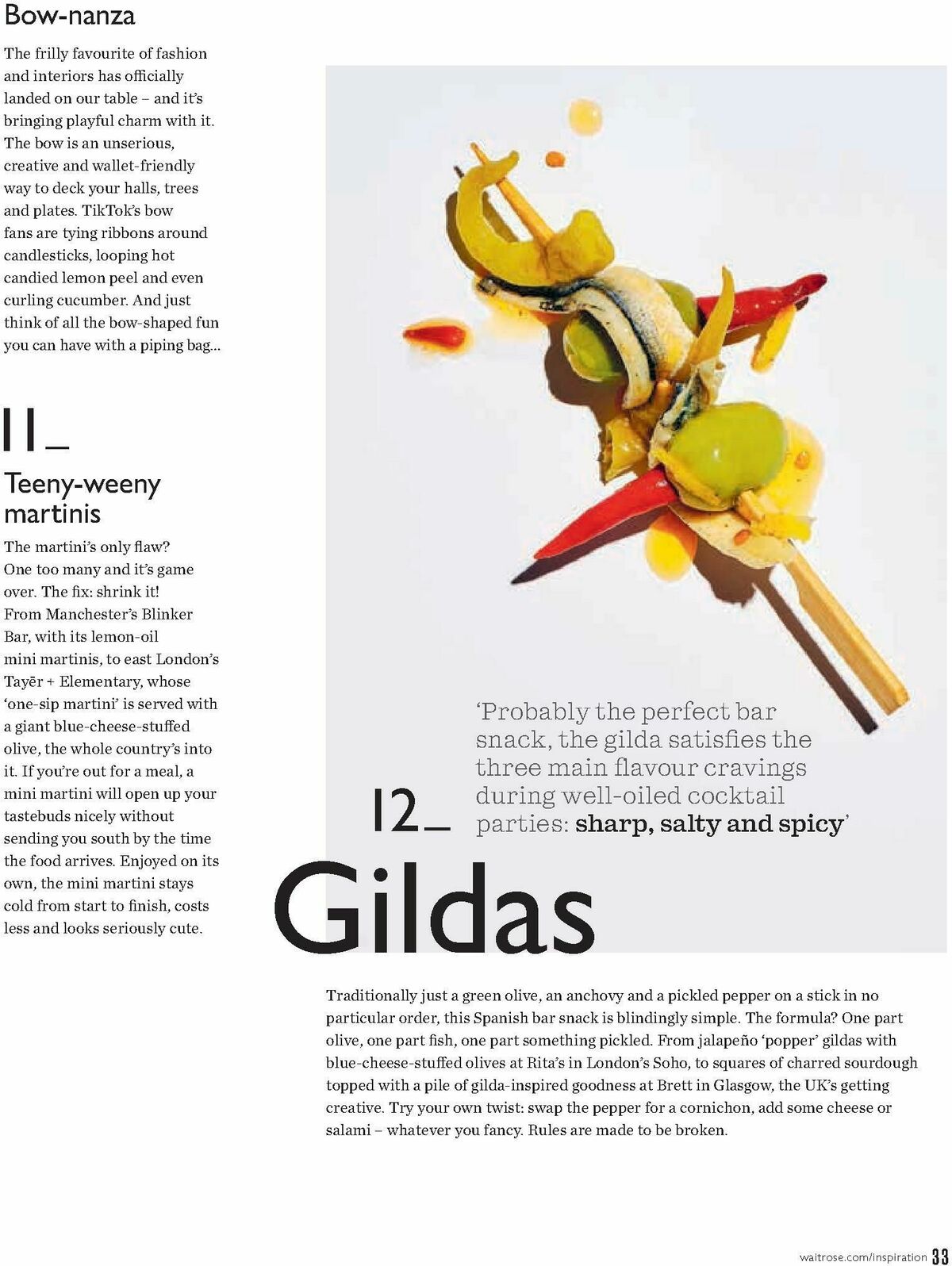 Waitrose Food Magazine November Offers from 1 November