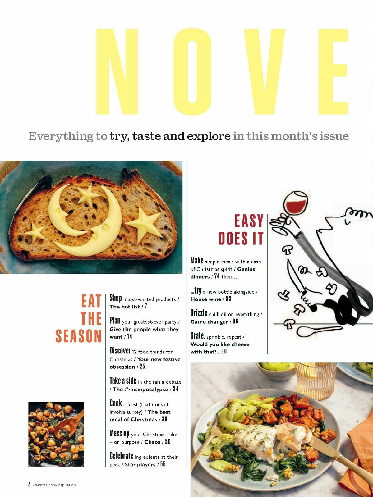 Waitrose Food Magazine November Offers from 1 November