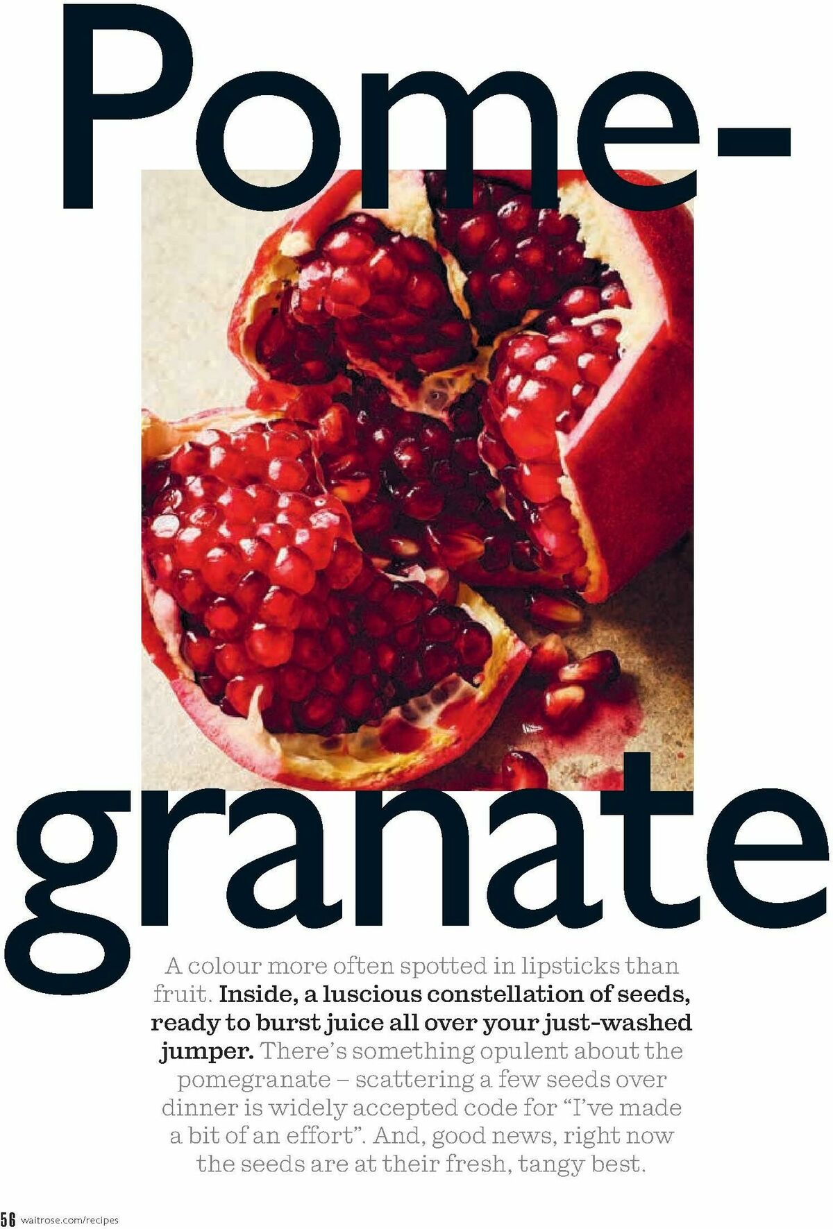 Waitrose Food Magazine November Offers from 1 November