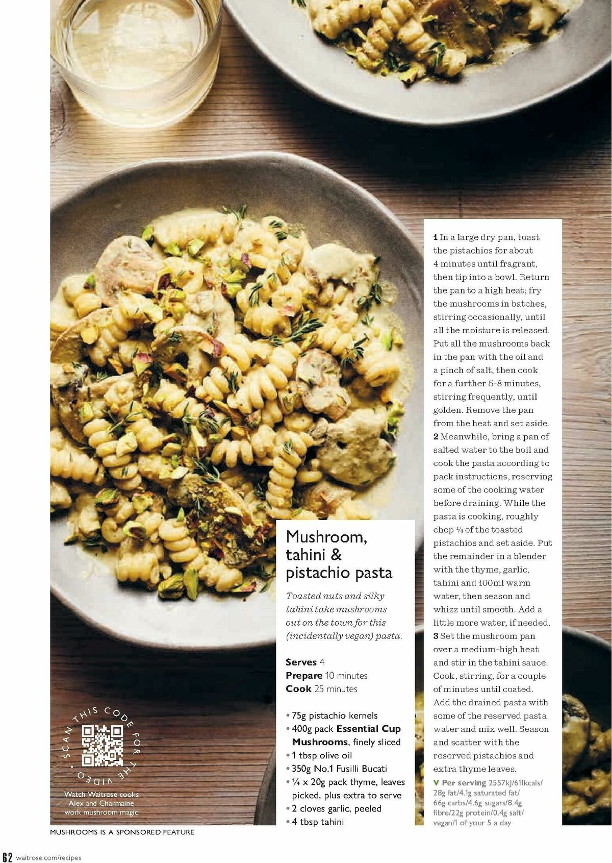 Waitrose Food Magazine November Offers from 1 November