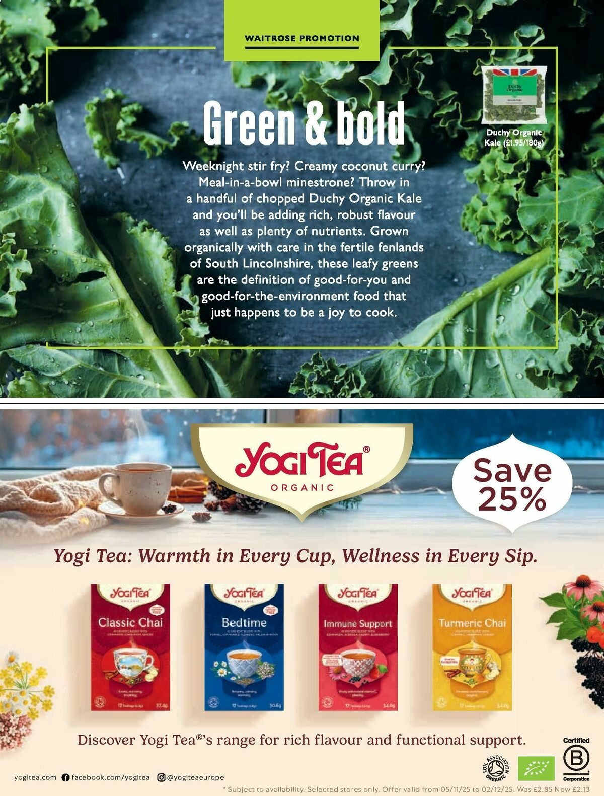 Waitrose Food Magazine November Offers from 1 November