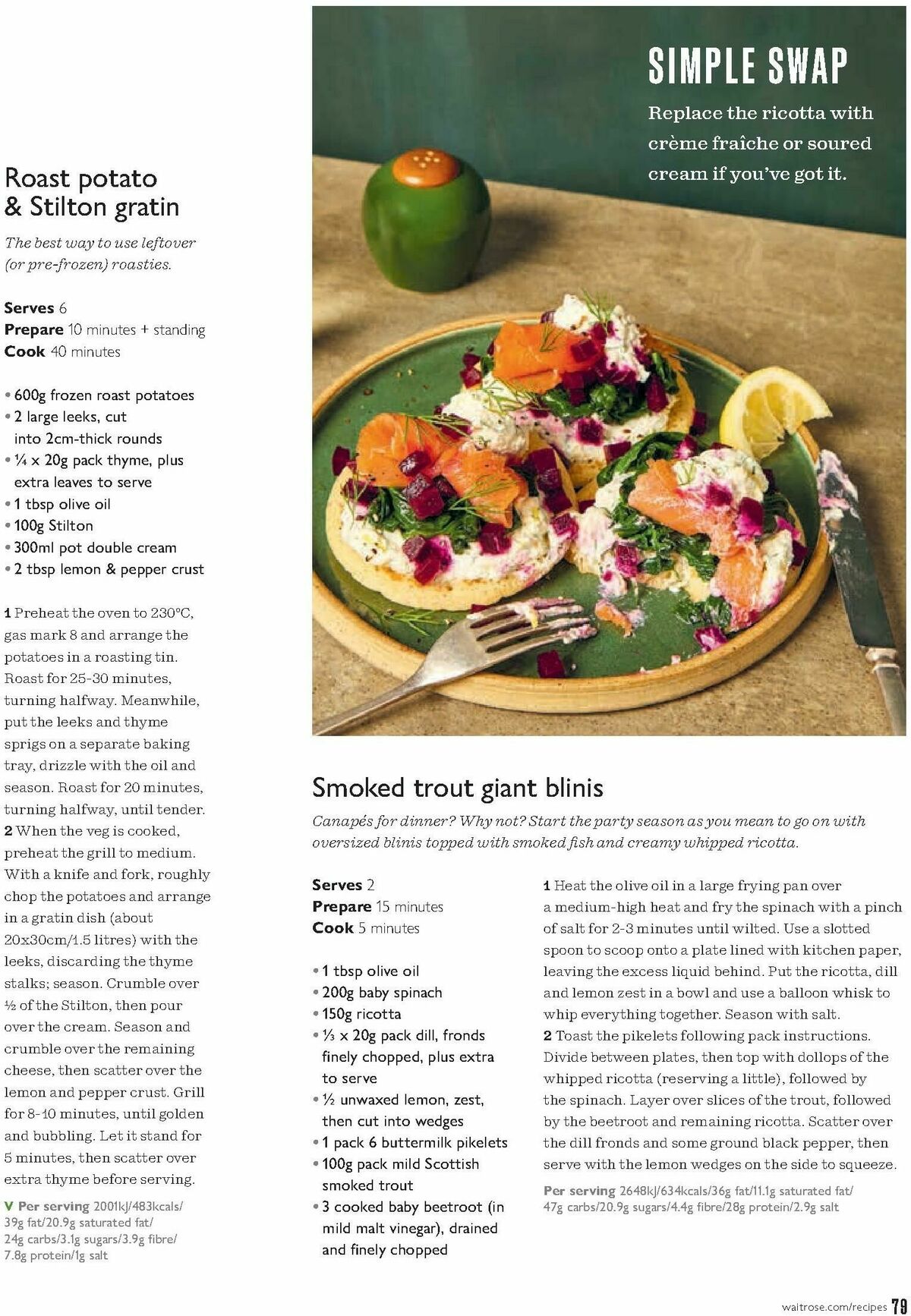 Waitrose Food Magazine November Offers from 1 November