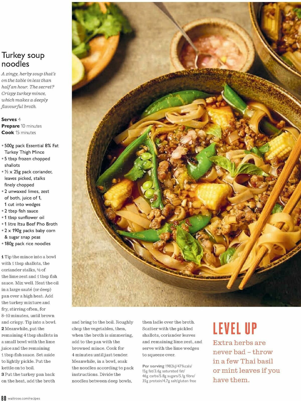Waitrose Food Magazine November Offers from 1 November
