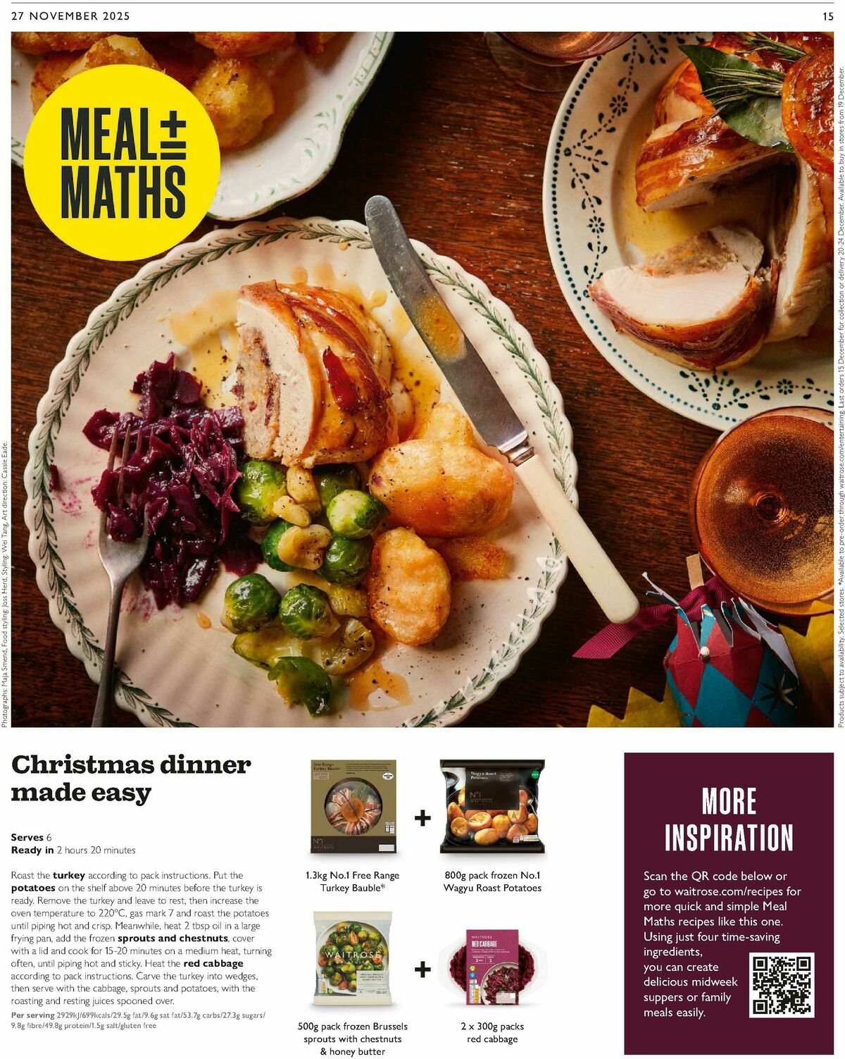 Waitrose Offers from 27 November