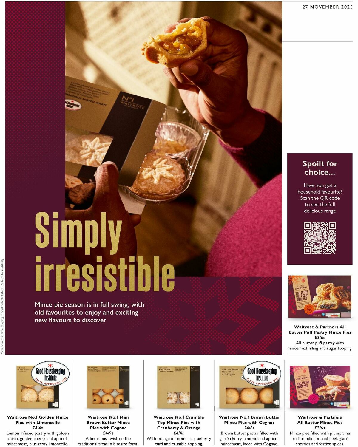 Waitrose Offers from 27 November
