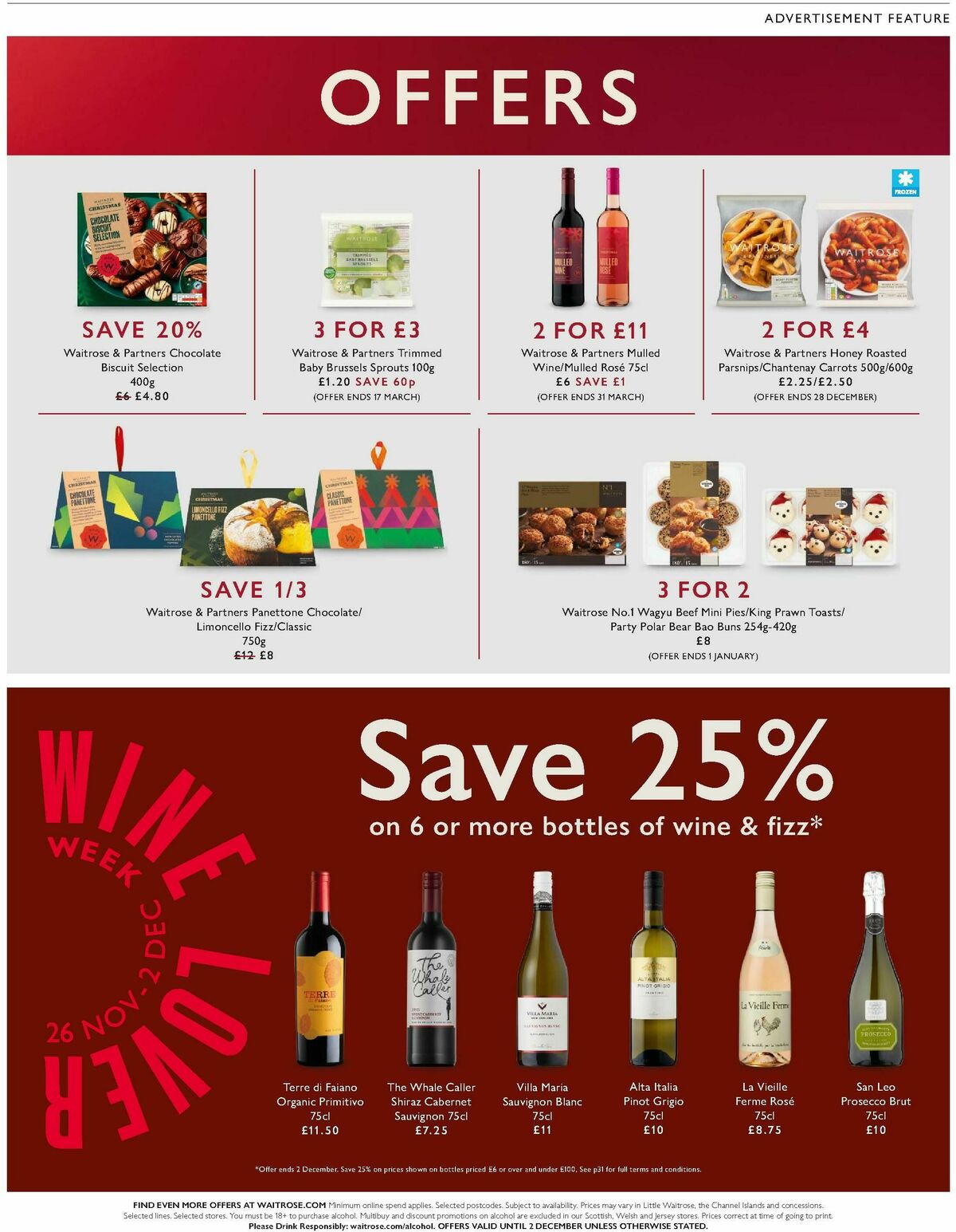 Waitrose Offers from 27 November