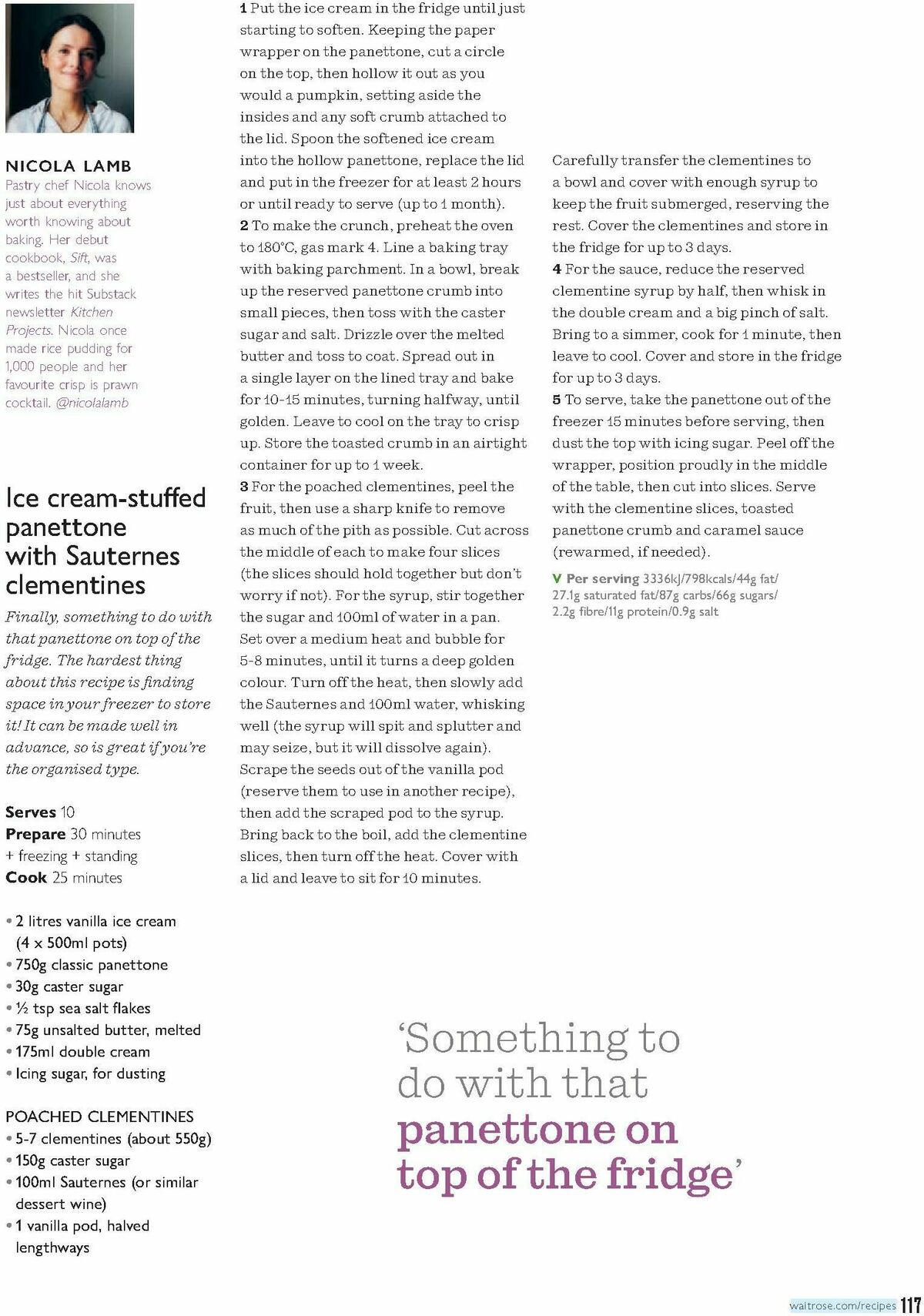 Waitrose Food Magazine December Offers from 1 December