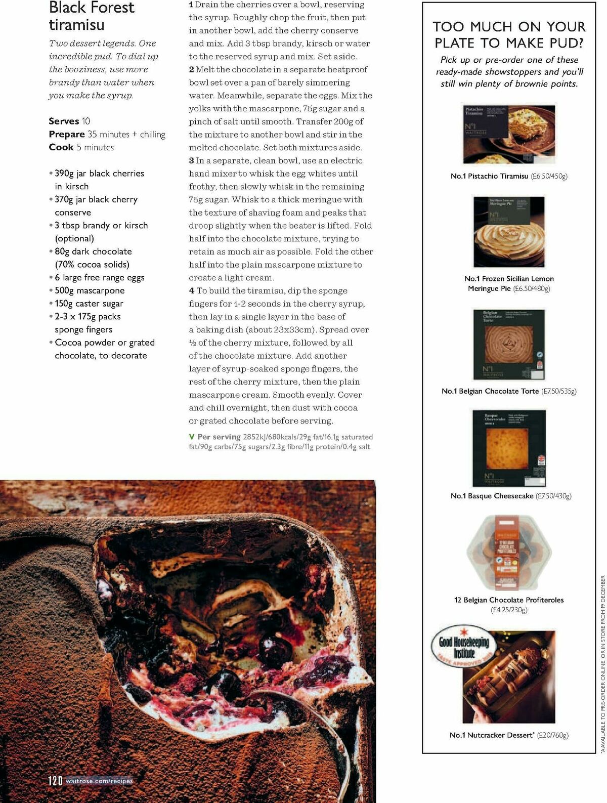Waitrose Food Magazine December Offers from 1 December