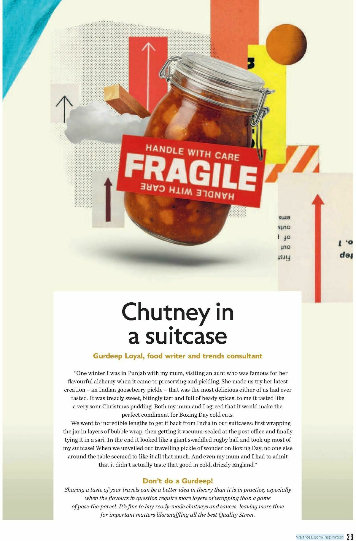 Waitrose Food Magazine December Offers from 1 December