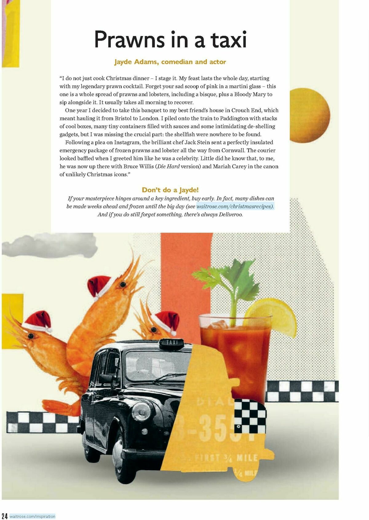 Waitrose Food Magazine December Offers from 1 December