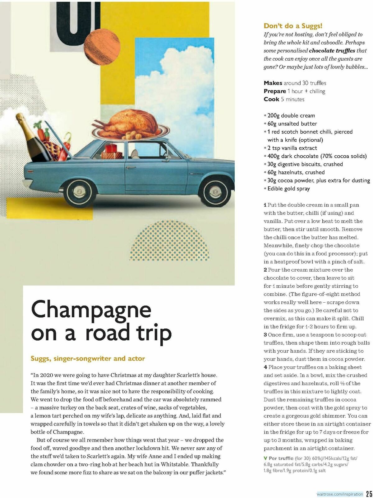 Waitrose Food Magazine December Offers from 1 December