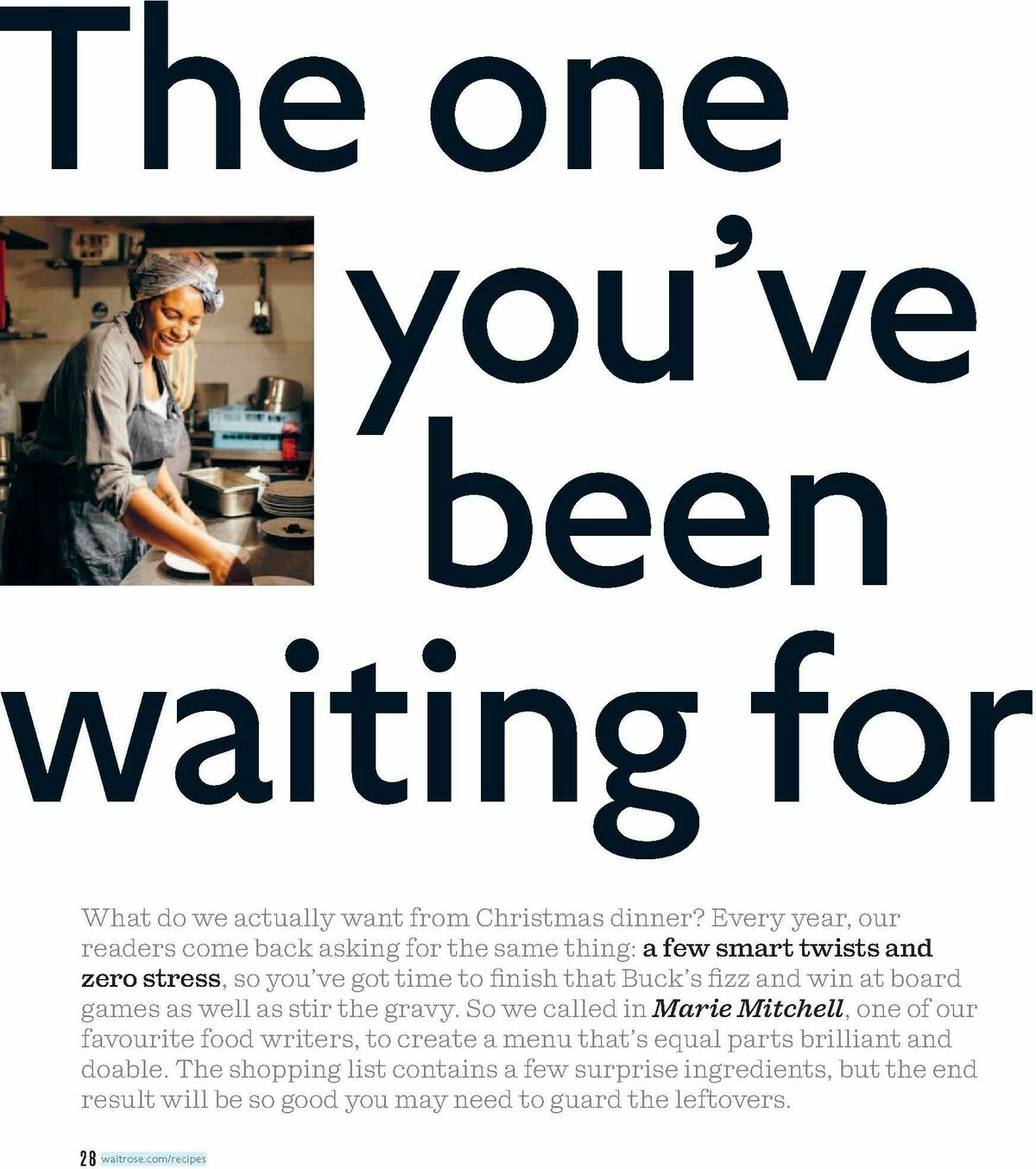 Waitrose Food Magazine December Offers from 1 December