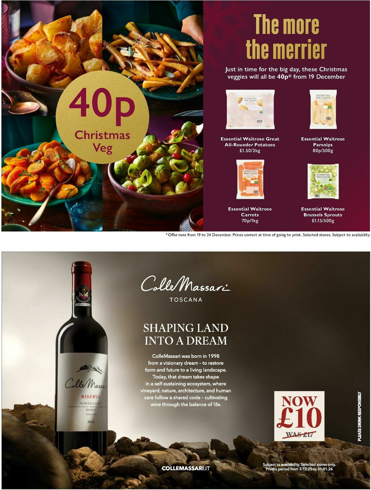 Waitrose Offers from 18 December