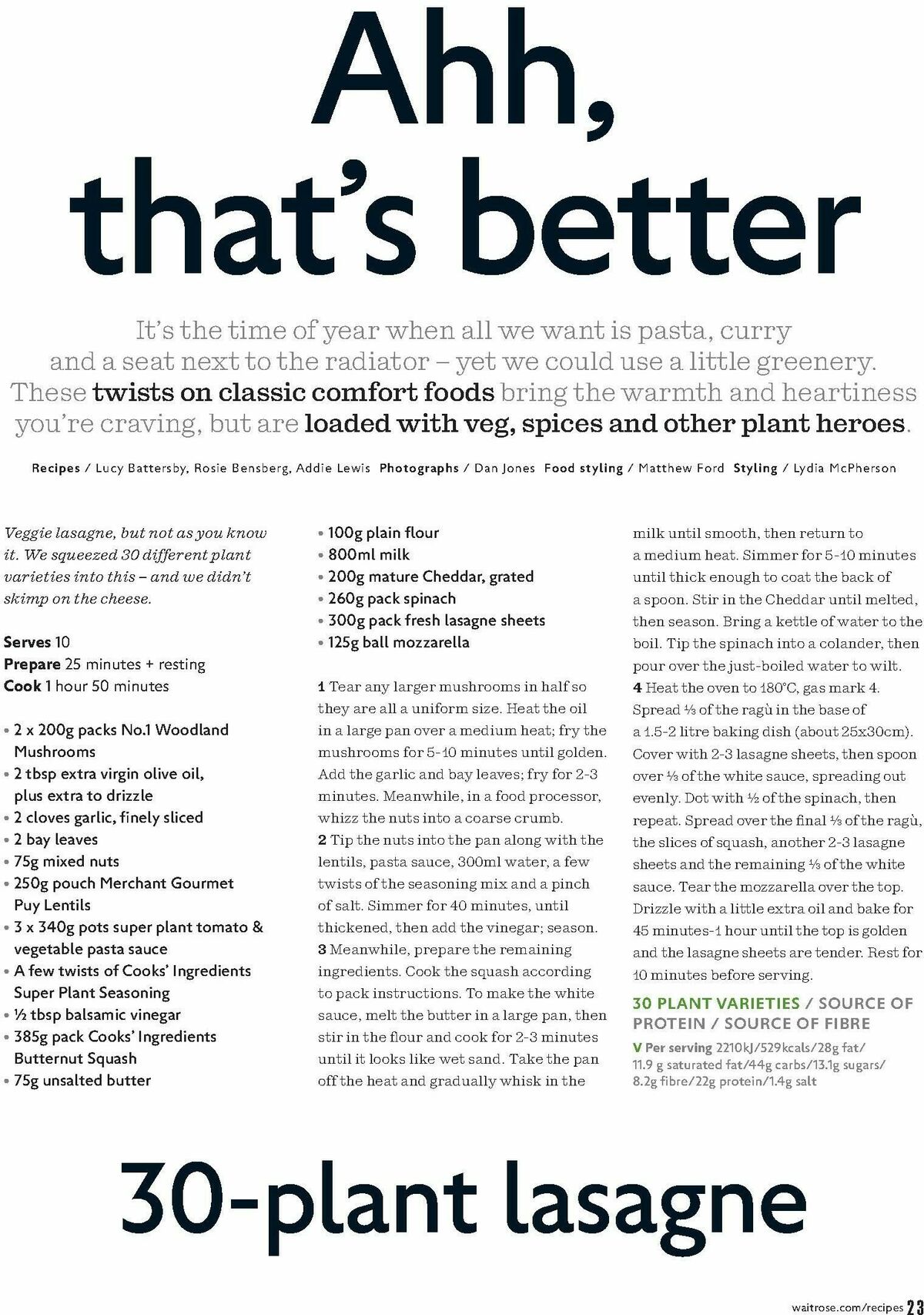 Waitrose Food Magazine January Offers from 1 January