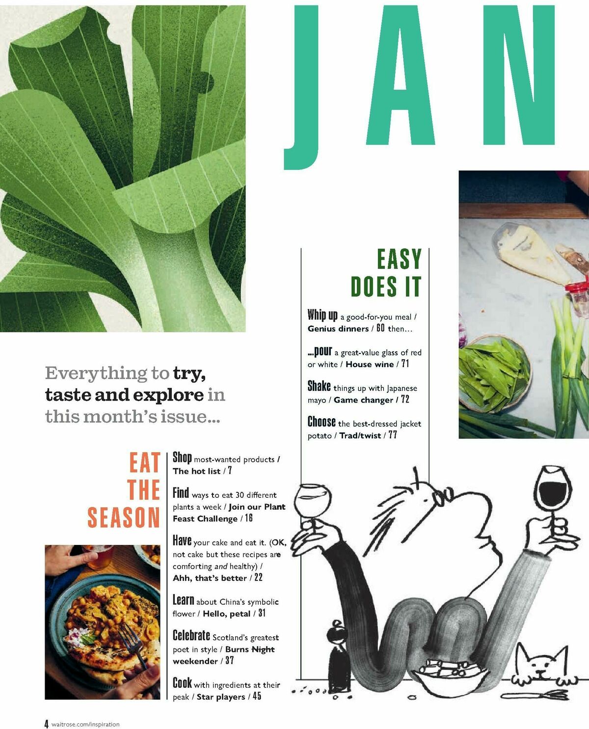 Waitrose Food Magazine January Offers from 1 January