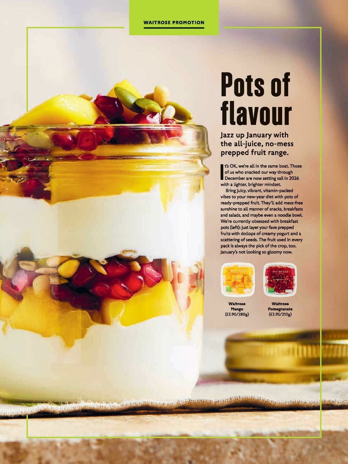 Waitrose Food Magazine January Offers from 1 January