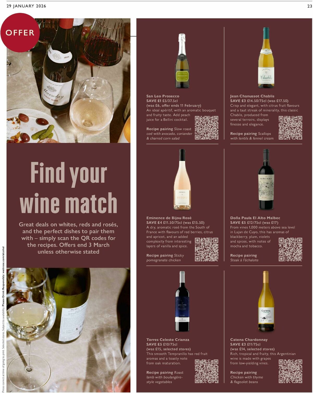 Waitrose Offers from 29 January