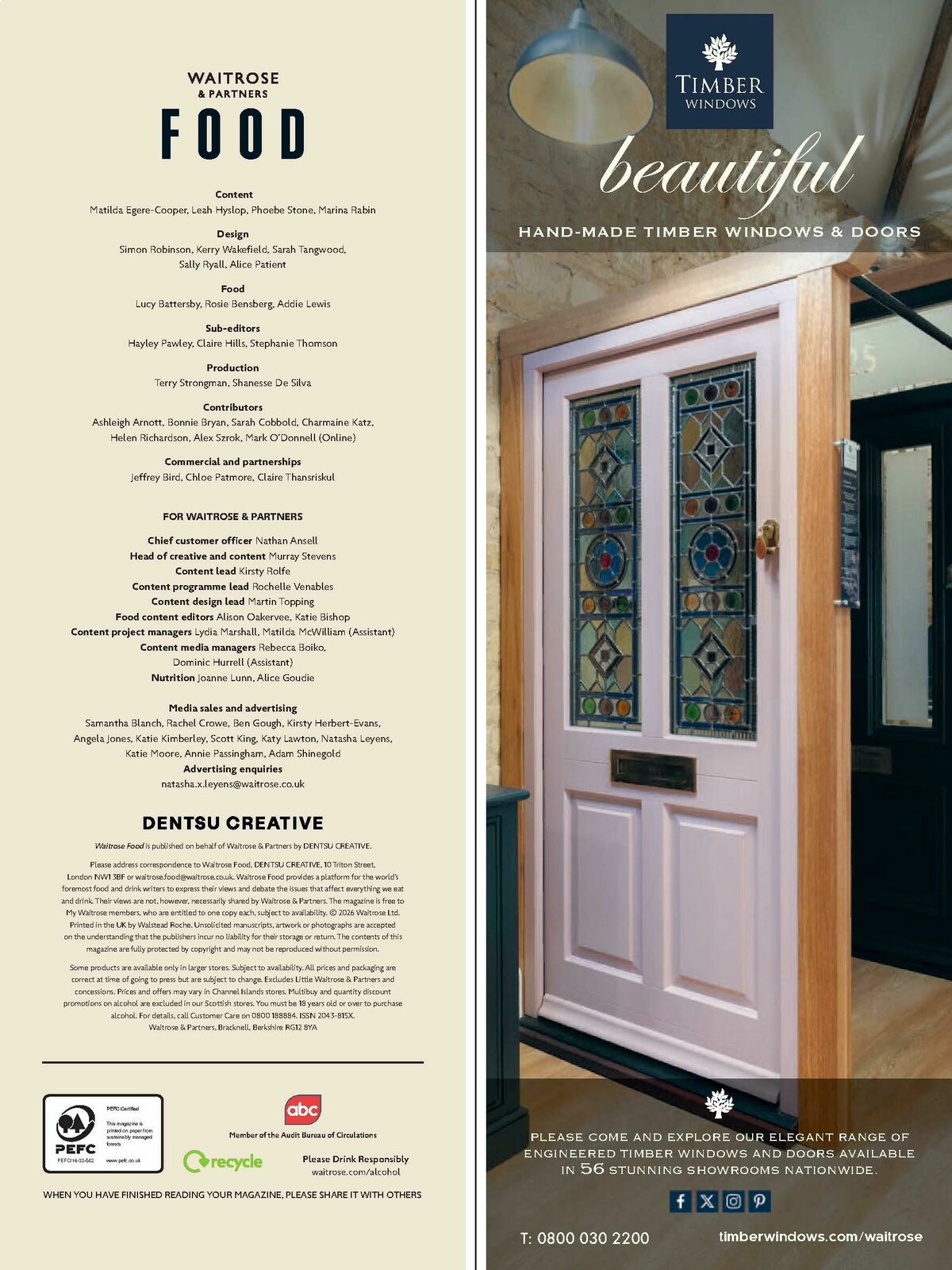 Waitrose Food Magazine February Offers from 1 February