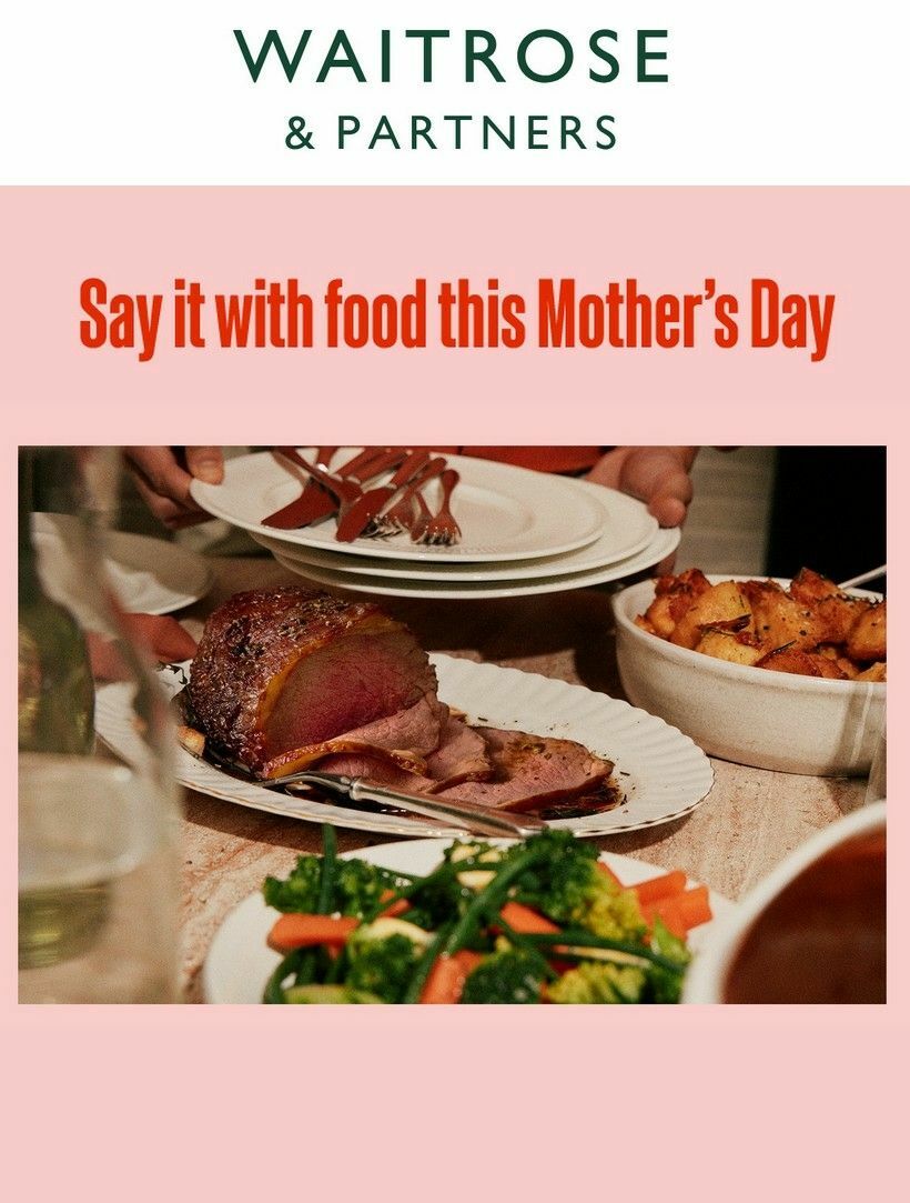 Waitrose Mother's Day Offers from 3 March