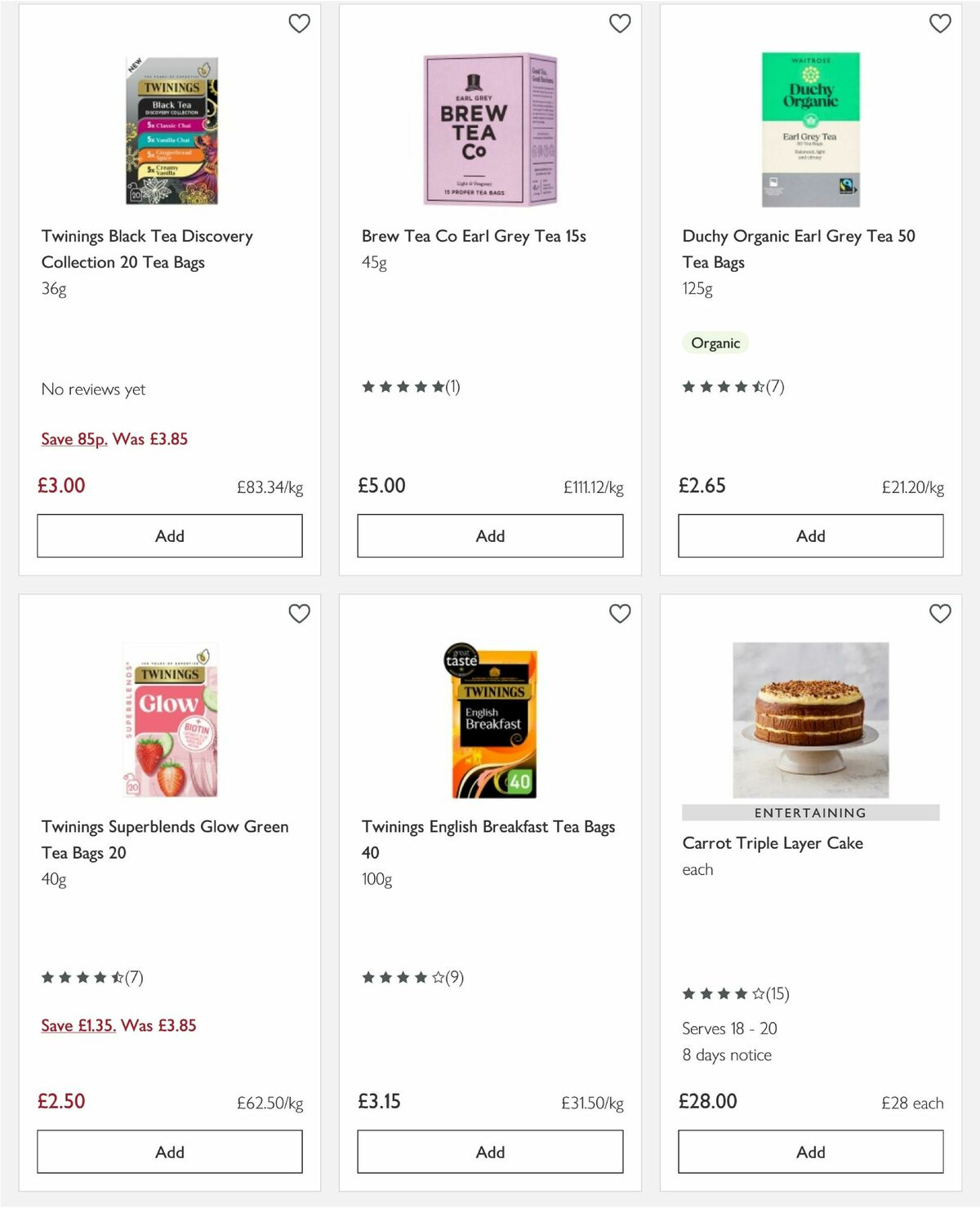 Waitrose Mother's Day Offers from 3 March