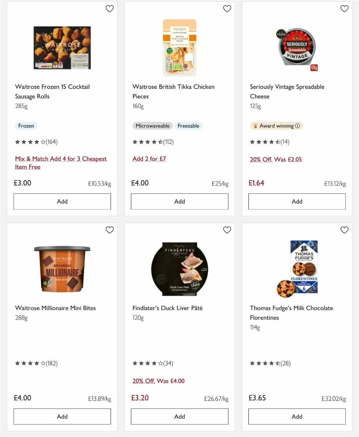 Waitrose Mother's Day Offers from 3 March