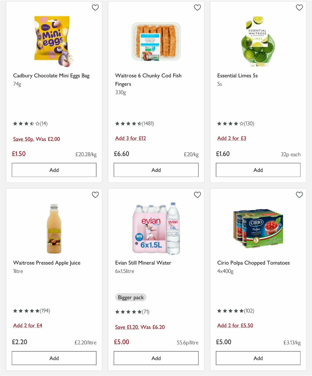 Waitrose Offers from 17 March