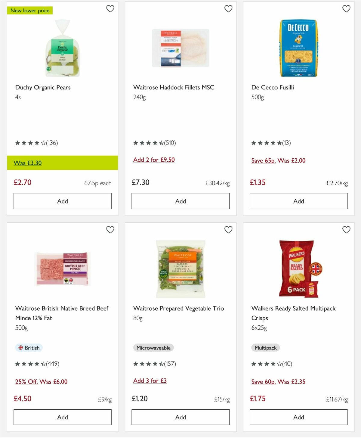 Waitrose Offers from 17 March
