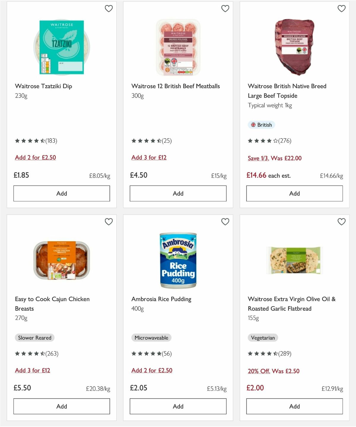 Waitrose Offers from 17 March