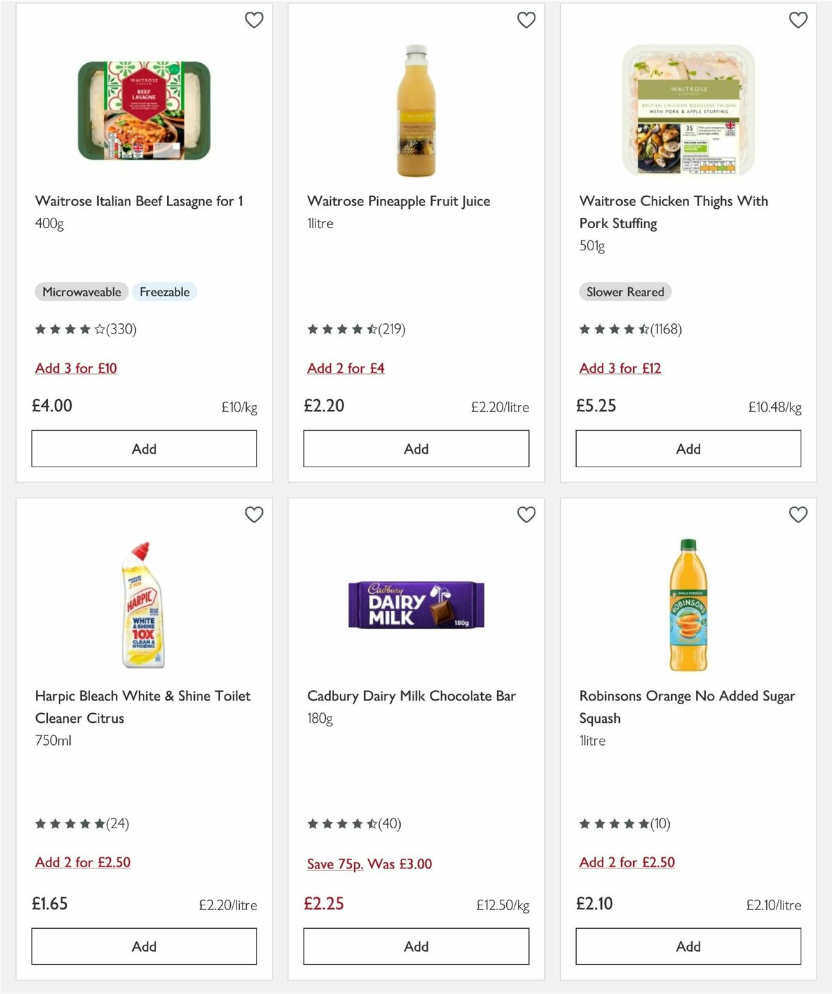 Waitrose Offers from 17 March