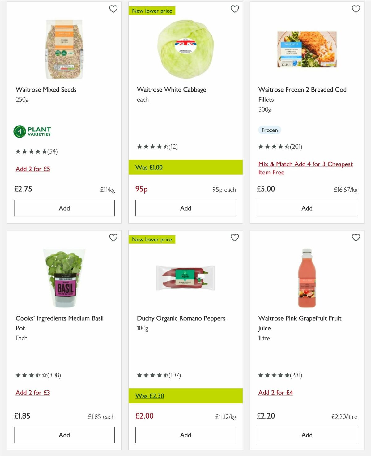 Waitrose Offers from 17 March