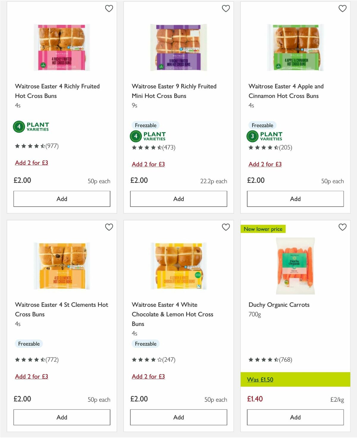Waitrose Offers from 17 March