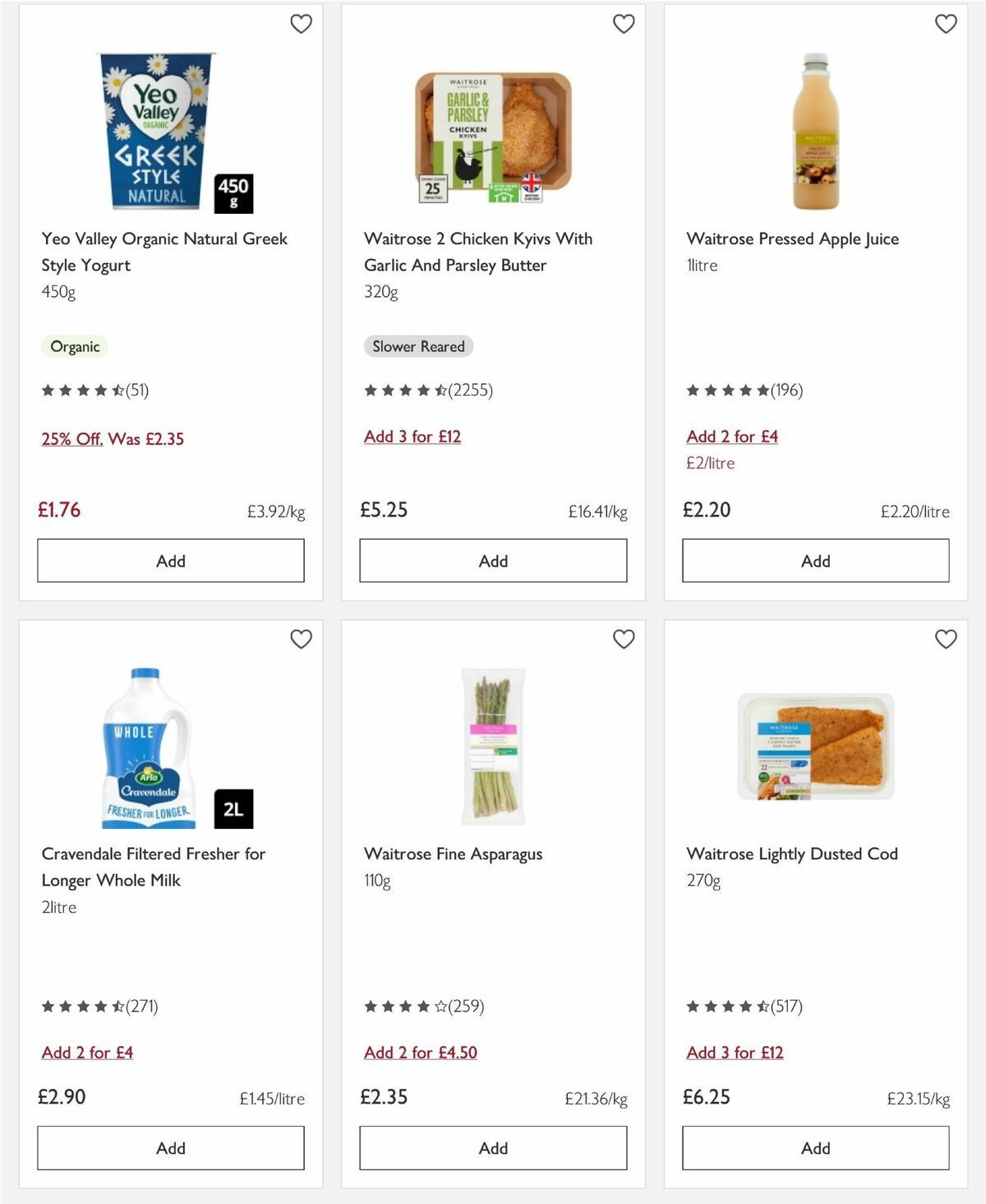 Waitrose Offers from 1 April