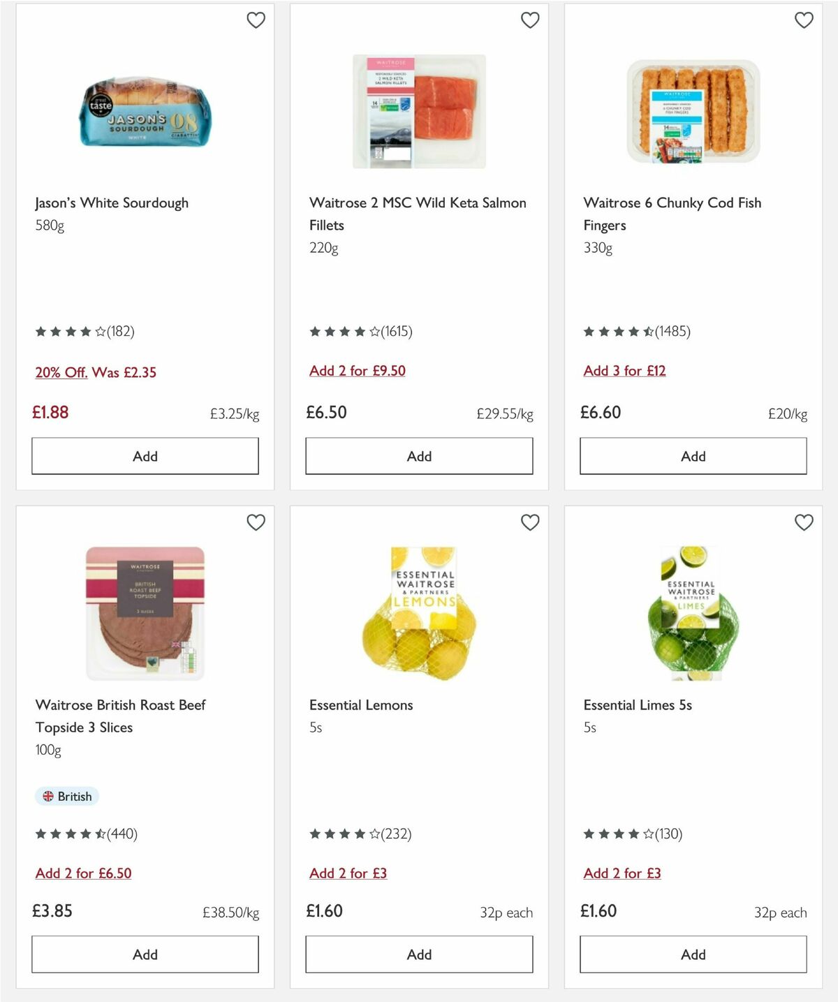 Waitrose Offers from 1 April