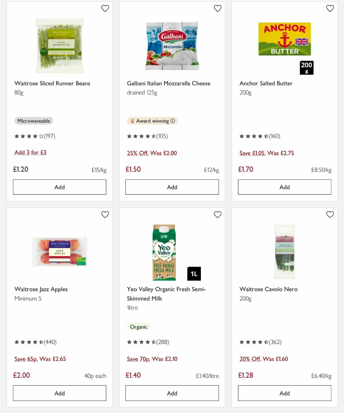 Waitrose Offers from 1 April
