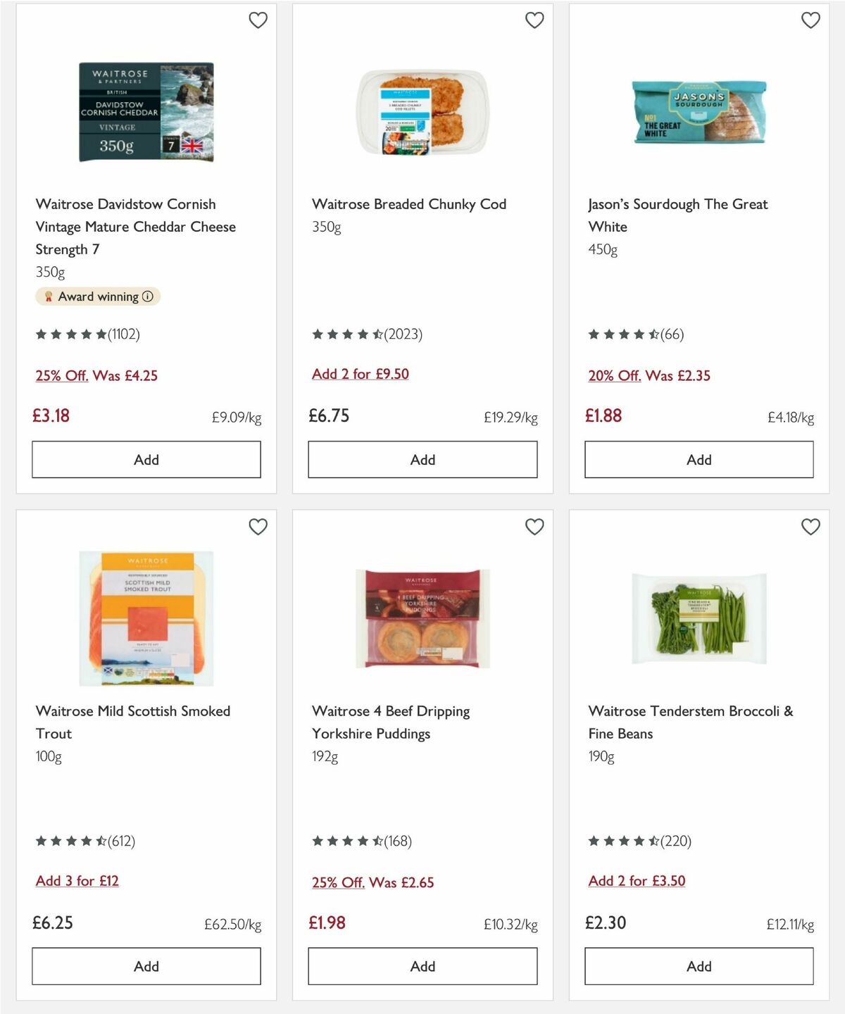 Waitrose Offers from 1 April