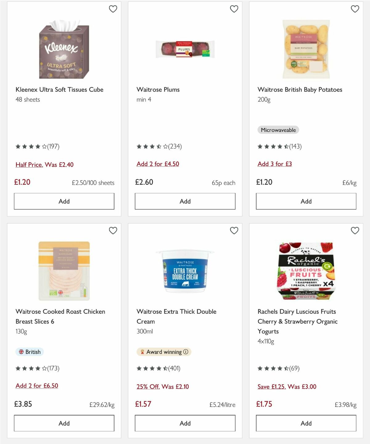 Waitrose Offers from 1 April