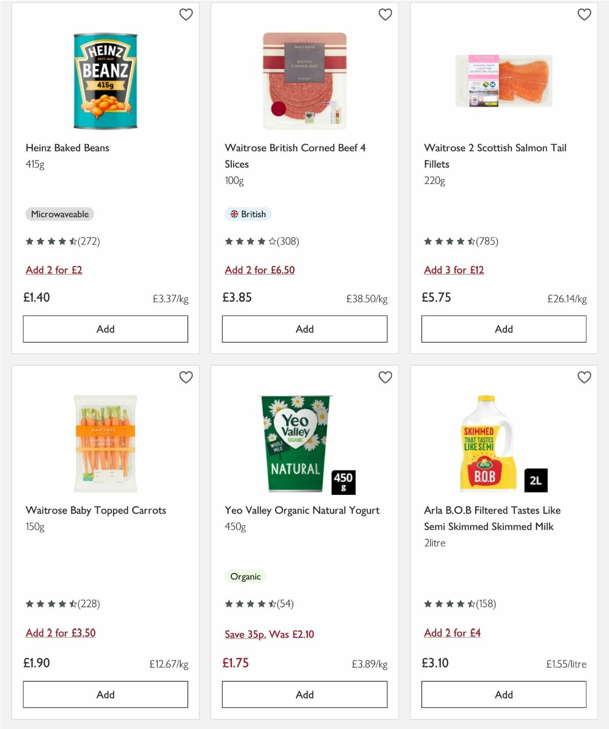 Waitrose Offers from 1 April