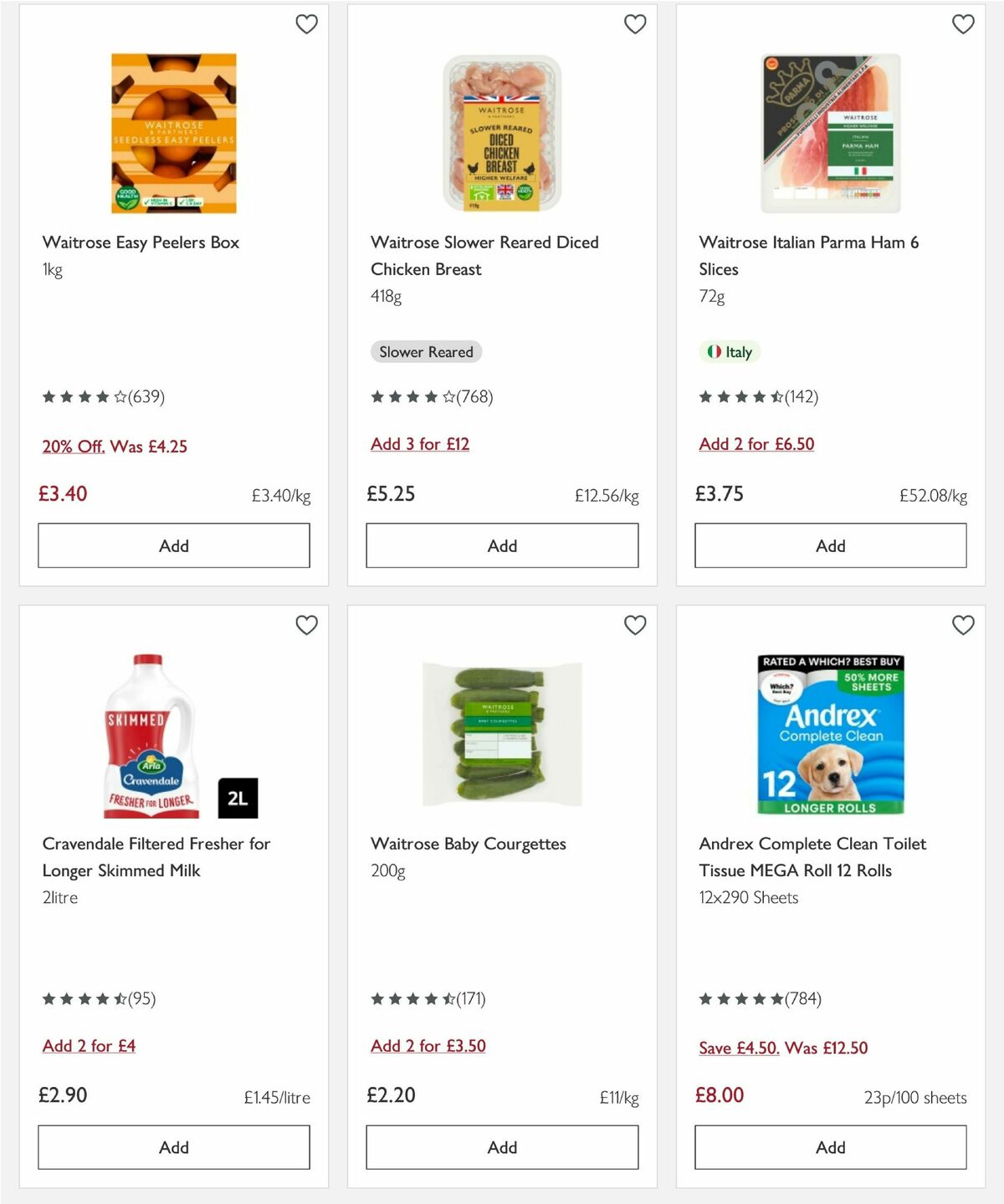 Waitrose Offers from 1 April